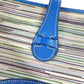 HERMES H-perforated logo Evelyne 1 bag crossbody shoulder bag leather unisex blue