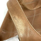 CHANEL Chocolate Bar Logo Fringe Tassel Shoulder Bag for Women, Beige
