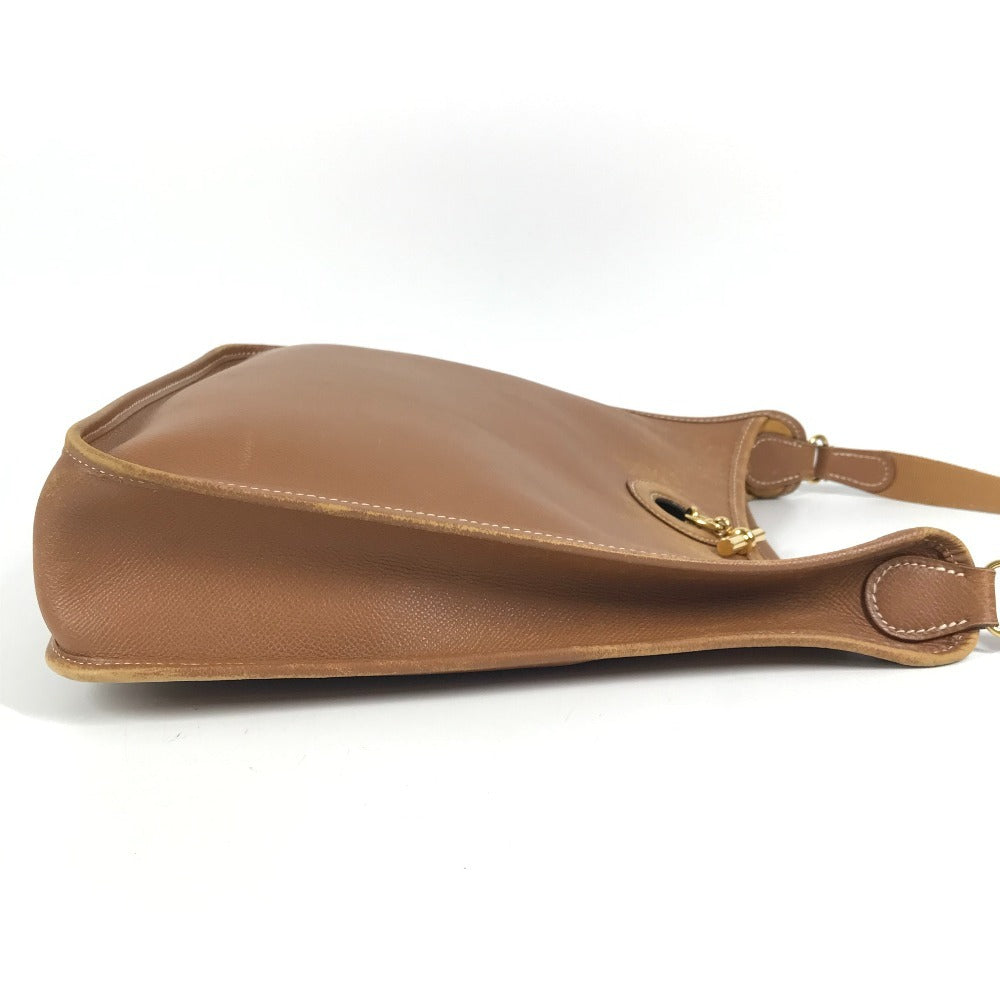 HERMES ヴィンテージ ヴェスパPM ヴェスパ PM 斜め掛け カバン ショルダーバッグ レザー ユニセックス ブラウン