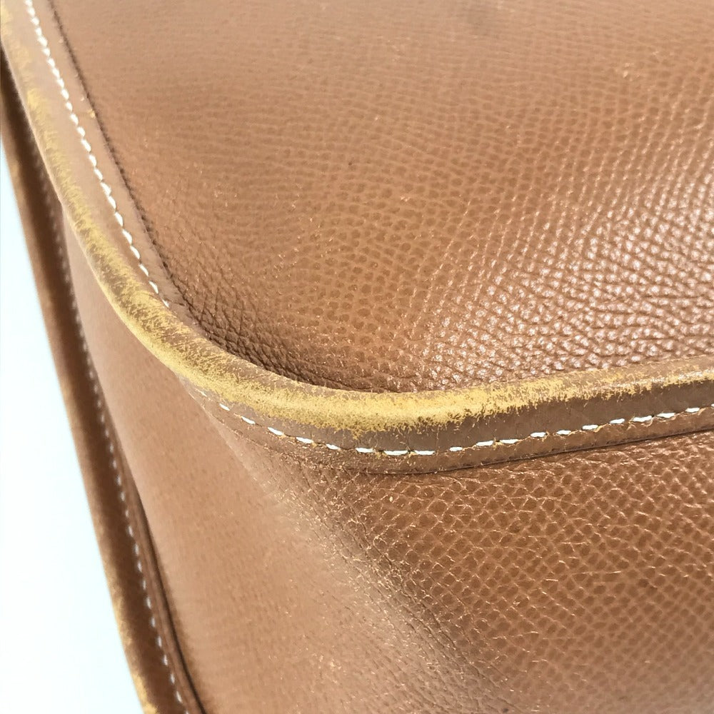 HERMES ヴィンテージ ヴェスパPM ヴェスパ PM 斜め掛け カバン ショルダーバッグ レザー ユニセックス ブラウン
