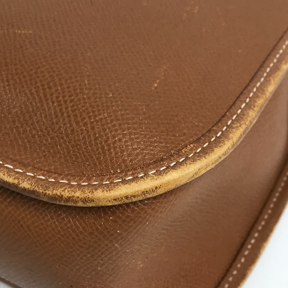 HERMES ヴィンテージ ヴェスパPM ヴェスパ PM 斜め掛け カバン ショルダーバッグ レザー ユニセックス ブラウン