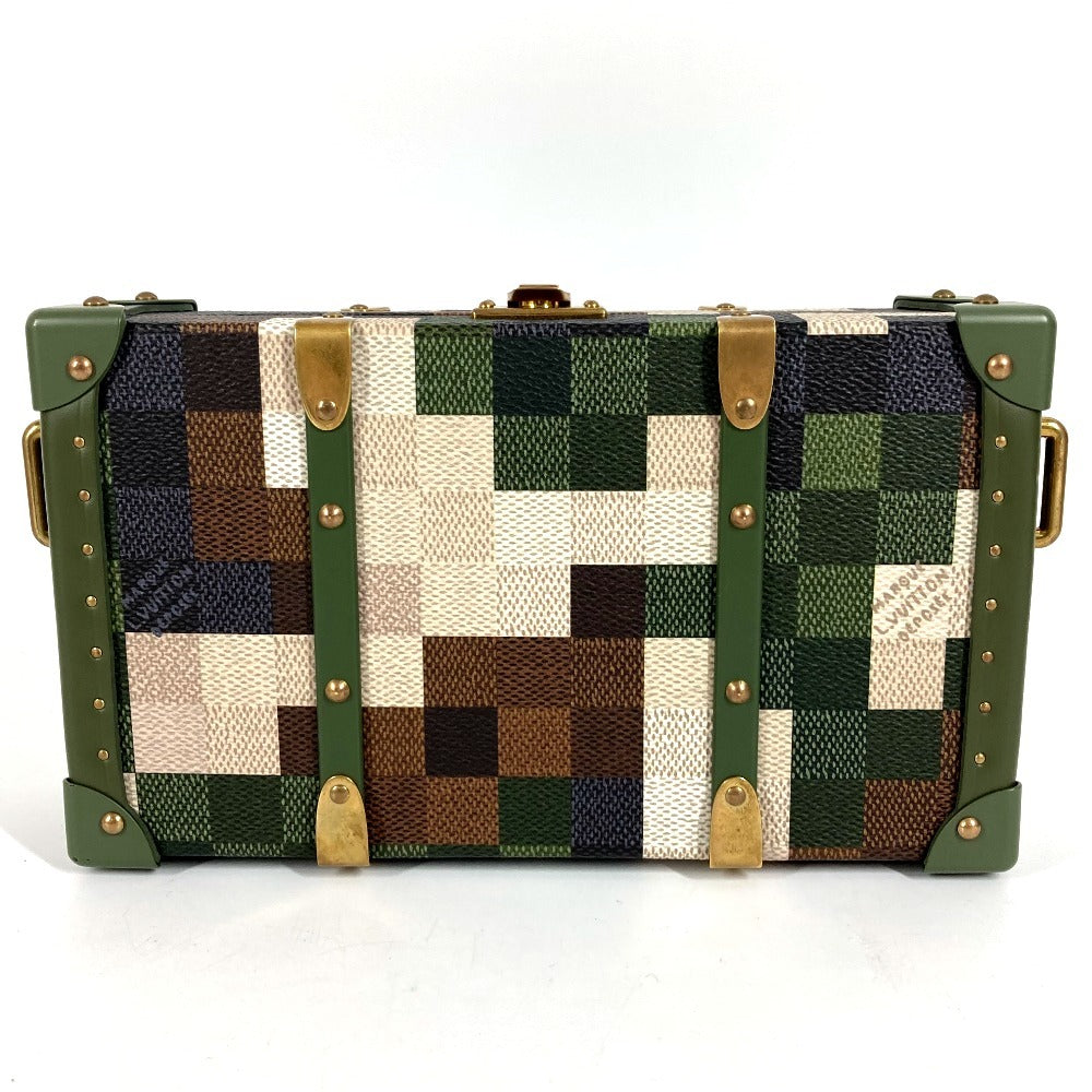 LOUIS VUITTON M10489 Damouflage Neo Wallet Trunk Bag Sling Bag 2WAY Bag Clutch Bag Pouch Shoulder Bag Leather Unisex Khaki
