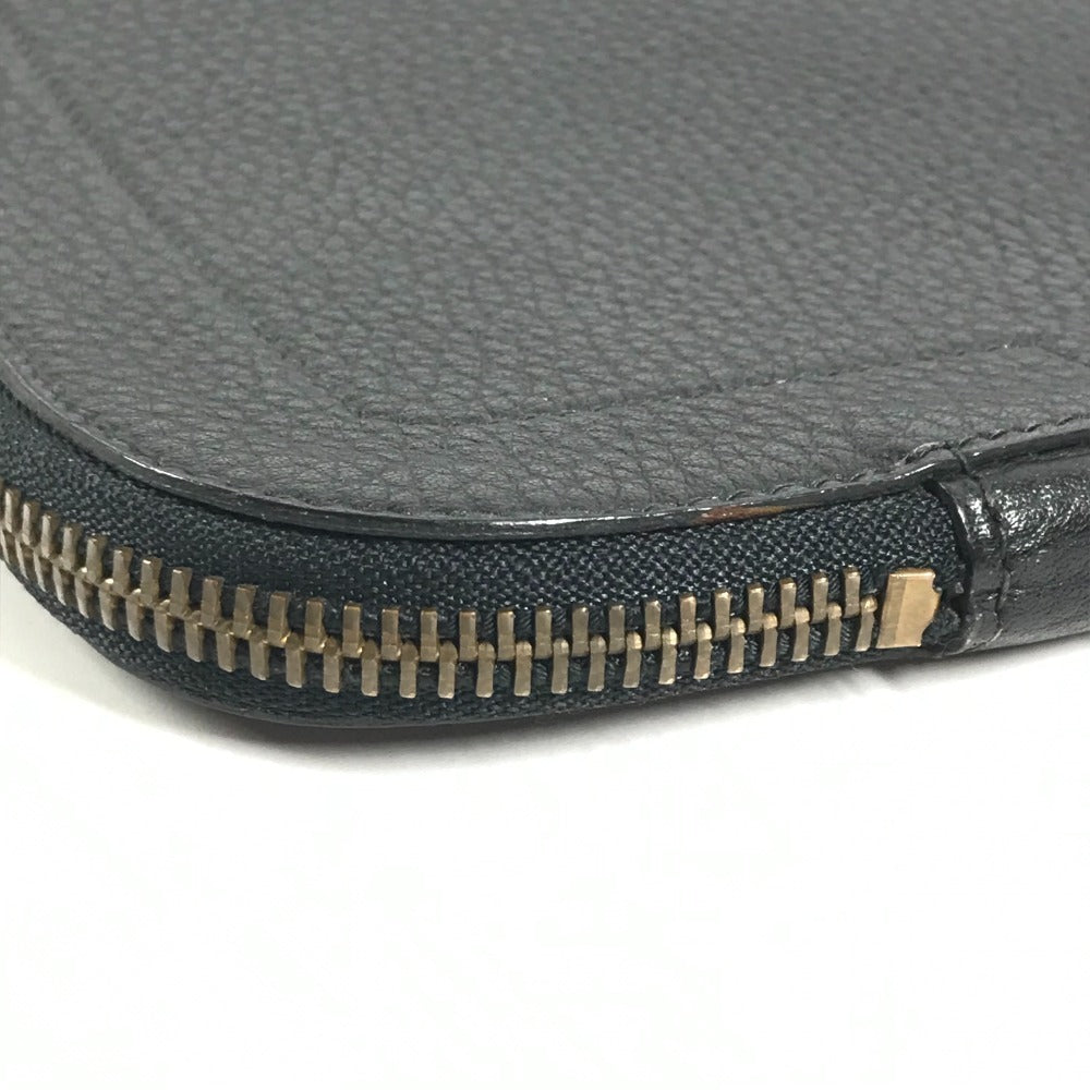 HERMES Vintage Serviette Bag Tote Bag Document Bag Handbag Business Bag Leather Unisex Black