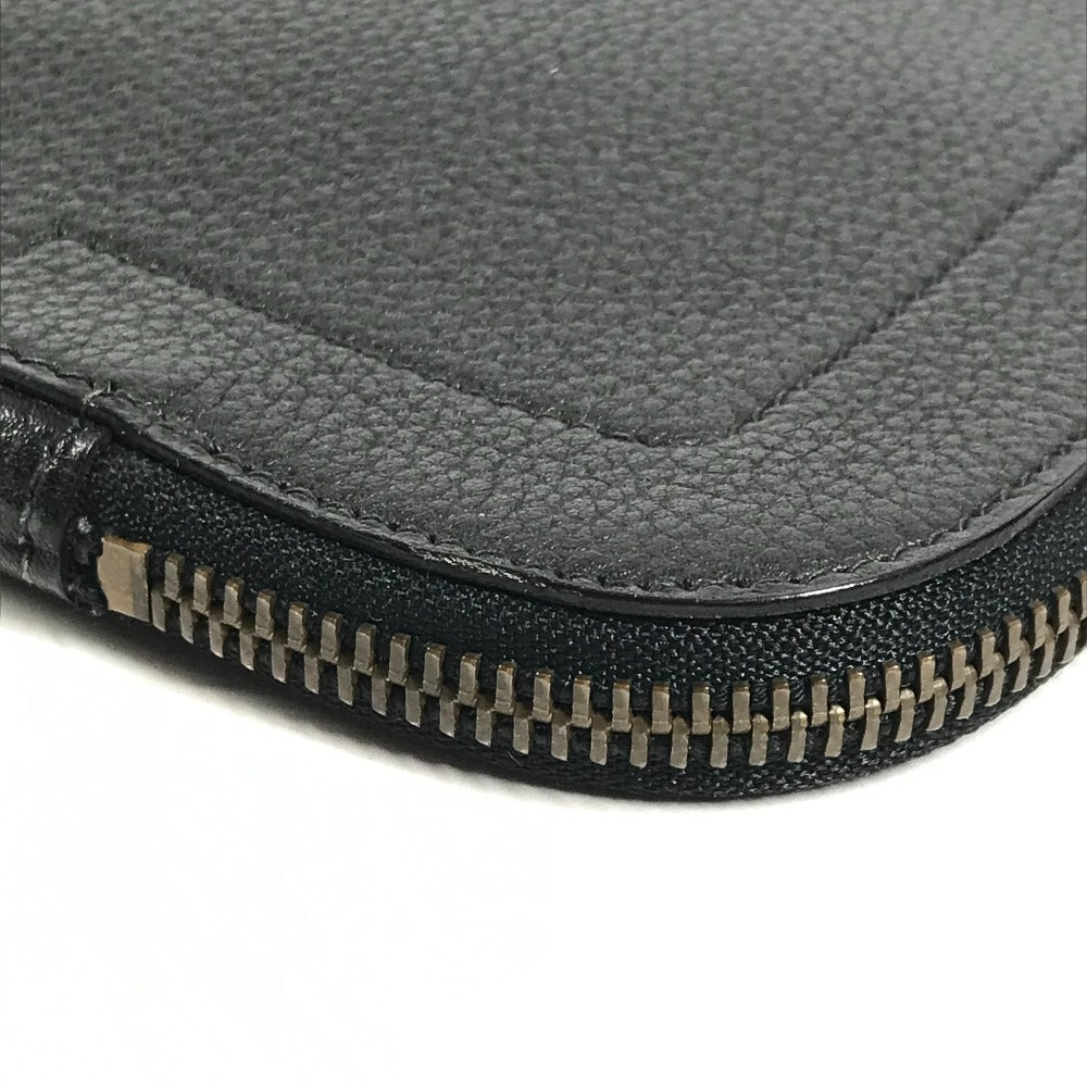HERMES Vintage Serviette Bag Tote Bag Document Bag Handbag Business Bag Leather Unisex Black
