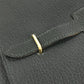 HERMES Vintage Serviette Bag Tote Bag Document Bag Handbag Business Bag Leather Unisex Black