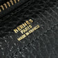 HERMES Vintage Serviette Bag Tote Bag Document Bag Handbag Business Bag Leather Unisex Black