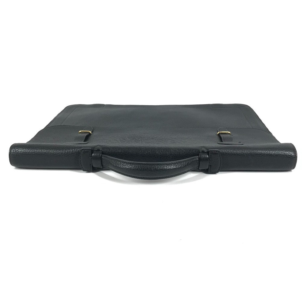 HERMES Vintage Serviette Bag Tote Bag Document Bag Handbag Business Bag Leather Unisex Black