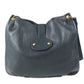 HERMES Vintage Rodeo de Logo Bag Crossbody Shoulder Bag Leather Unisex Navy