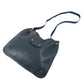 HERMES Vintage Rodeo de Logo Bag Crossbody Shoulder Bag Leather Unisex Navy