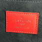LOUIS VUITTON M67722 Epi Leather Pochette Jour GM, a Supreme collaboration clutch bag in red.