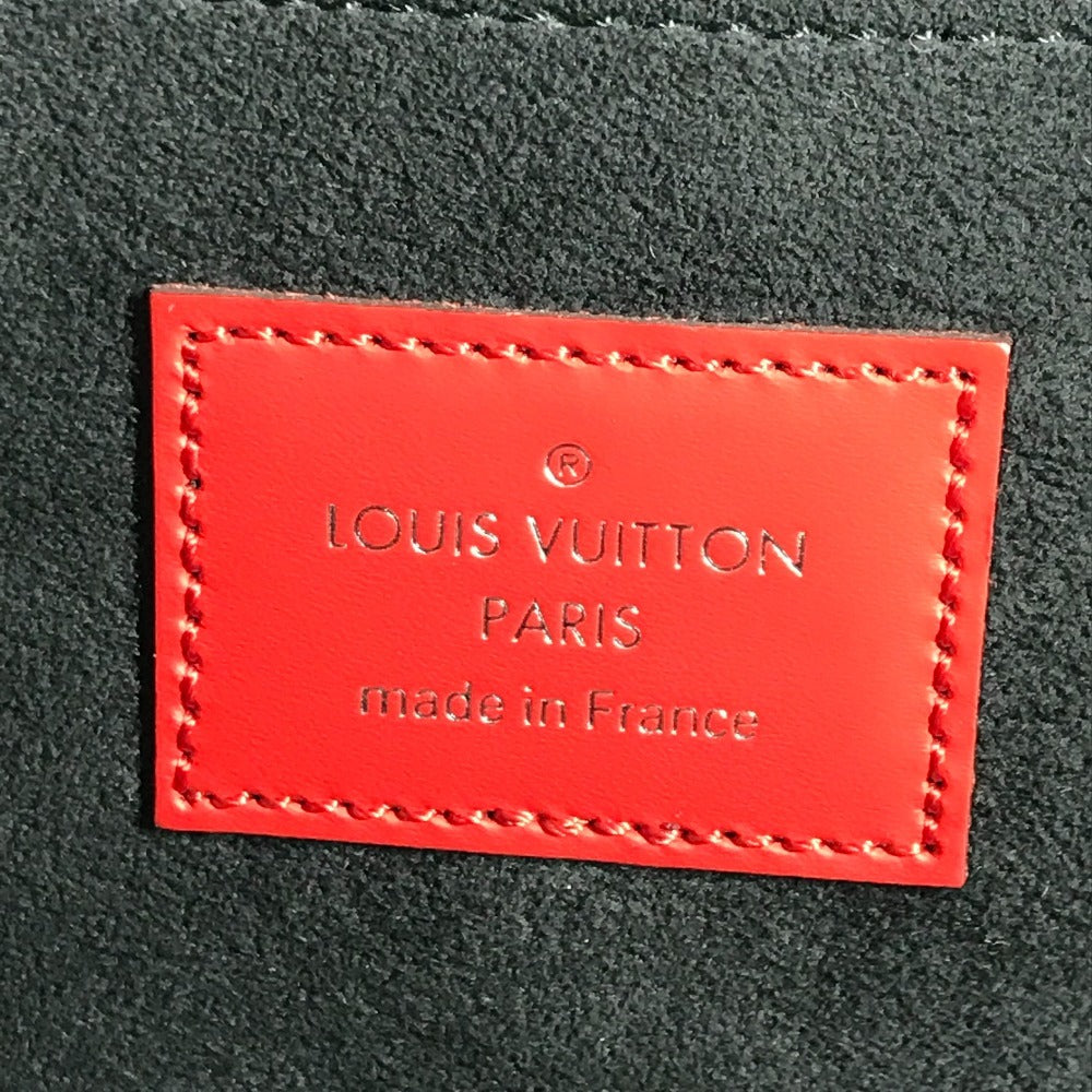LOUIS VUITTON M67722 Epi Leather Pochette Jour GM, a Supreme collaboration clutch bag in red.