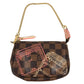 LOUIS VUITTON N41433 Damier Mini Pochette Accessoires Bag Accessory Pouch Chain Bag Handbag Damier Canvas Unisex Ebene Brown