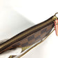LOUIS VUITTON N41433 Damier Mini Pochette Accessoires Bag Accessory Pouch Chain Bag Handbag Damier Canvas Unisex Ebene Brown