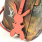 LOUIS VUITTON M43375 Masters Collection Mona Lisa Palm Springs Backpack Leather Unisex Khaki