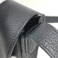 HERMES Steve Light Junior Crossbody Flap Bag Messenger Bag Shoulder Bag Togo Unisex Black
