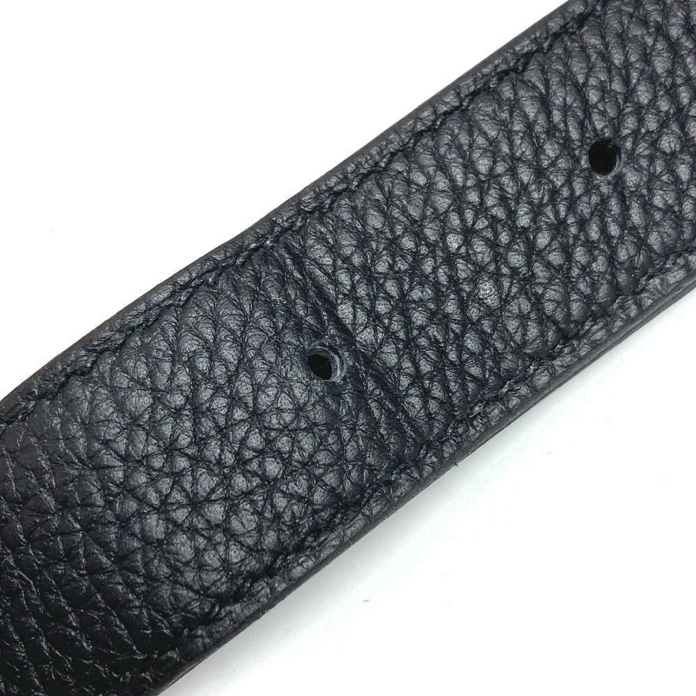HERMES Steve Light Junior Crossbody Flap Bag Messenger Bag Shoulder Bag Togo Unisex Black
