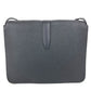 HERMES Steve Light Junior Crossbody Flap Bag Messenger Bag Shoulder Bag Togo Unisex Black