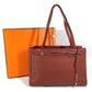 HERMES Sellier Hardware Cabana Bag Tote Bag Shoulder Bag Leather Unisex Brown