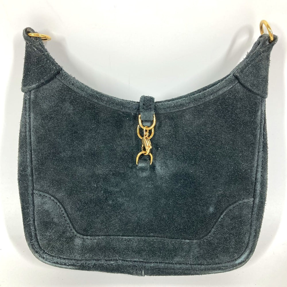 HERMES Mini Mini Trim Mini Mini Trim Shoulder Bag Pochette Shoulder Bag Doblis Ladies Black