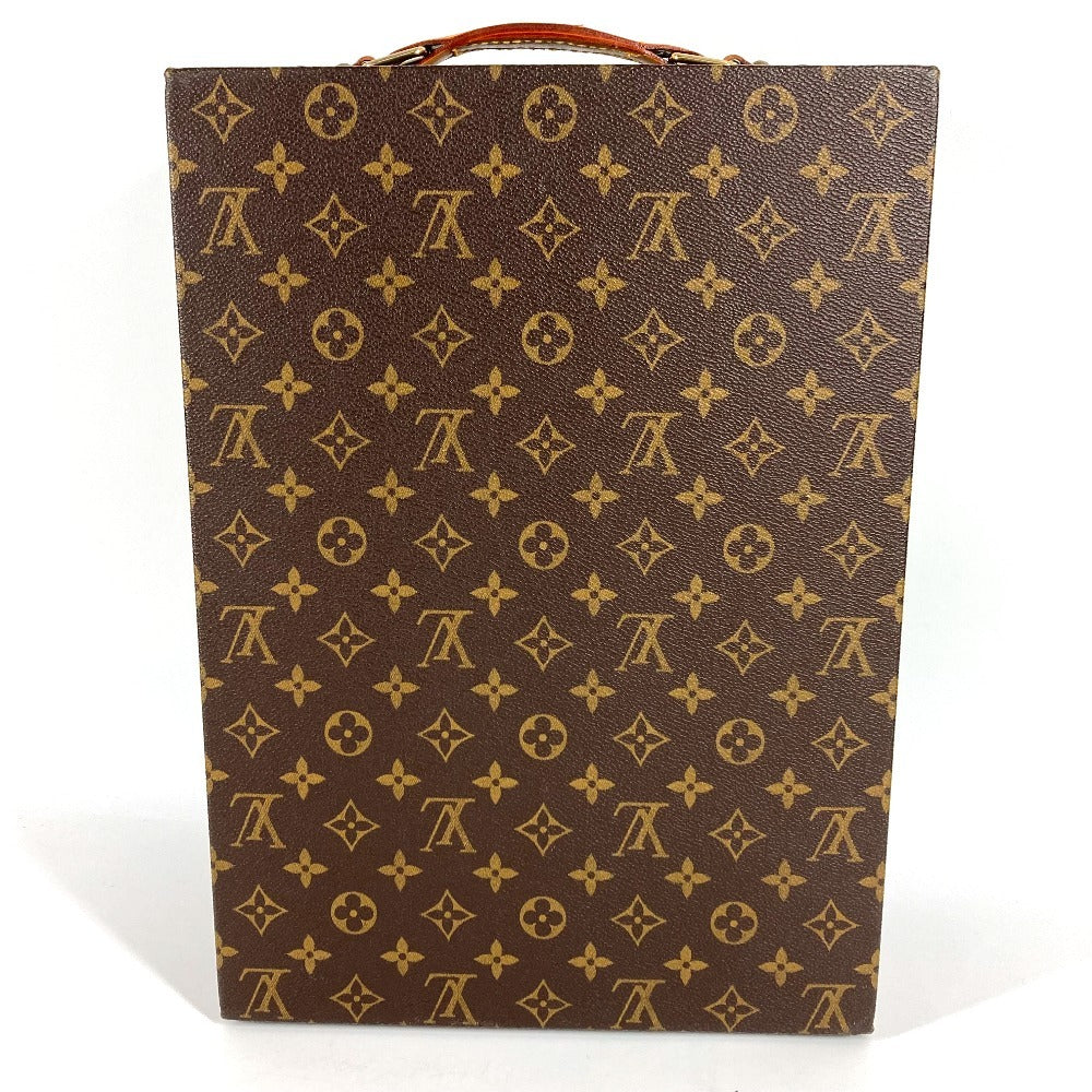 LOUIS VUITTON モノグラム ワインケース カバン トランク インテリア ボックス BOX ハンドバッグ モノグラムキャンバス ユニセックス ブラウン