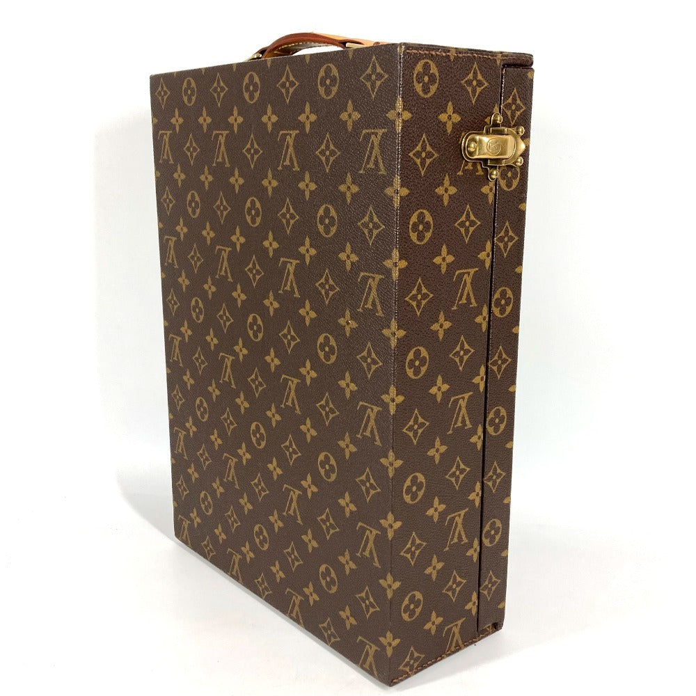 LOUIS VUITTON モノグラム ワインケース カバン トランク インテリア ボックス BOX ハンドバッグ モノグラムキャンバス ユニセックス ブラウン