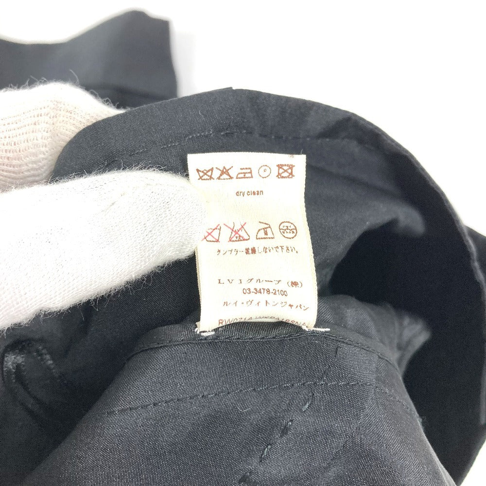 LOUIS VUITTON Logo Hardware Half Pants Bottoms Apparel Pants Silk Ladies Black