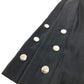 LOUIS VUITTON Logo Hardware Half Pants Bottoms Apparel Pants Silk Ladies Black