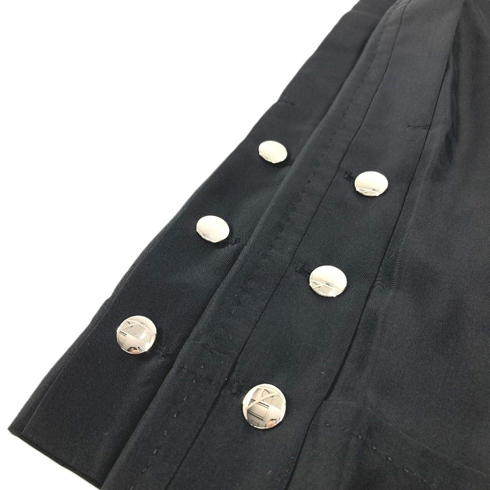 LOUIS VUITTON Logo Hardware Half Pants Bottoms Apparel Pants Silk Ladies Black
