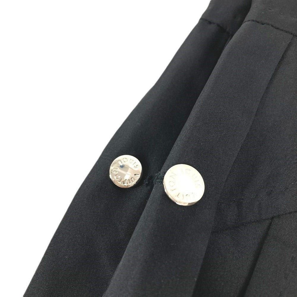 LOUIS VUITTON Logo Hardware Half Pants Bottoms Apparel Pants Silk Ladies Black