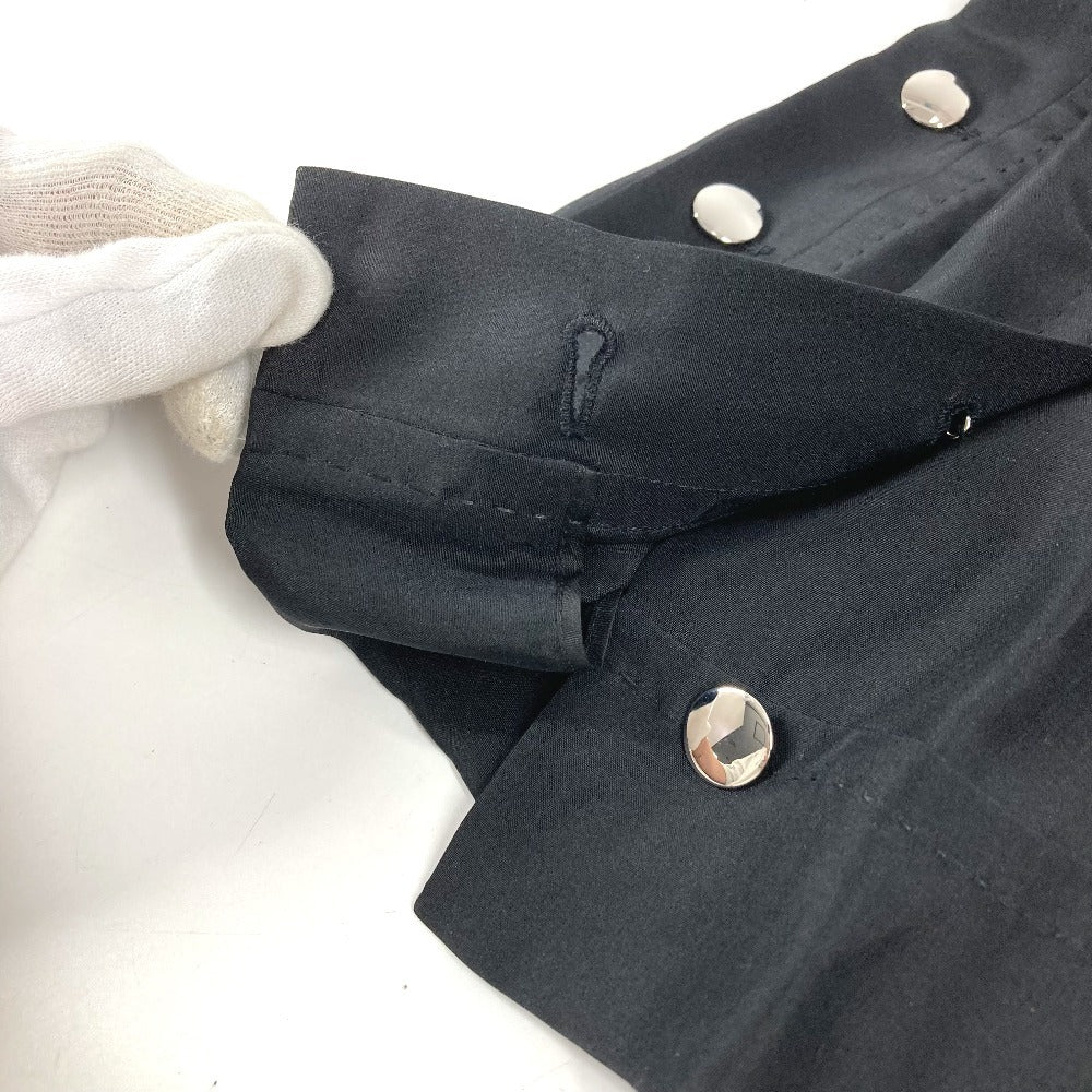 LOUIS VUITTON Logo Hardware Half Pants Bottoms Apparel Pants Silk Ladies Black