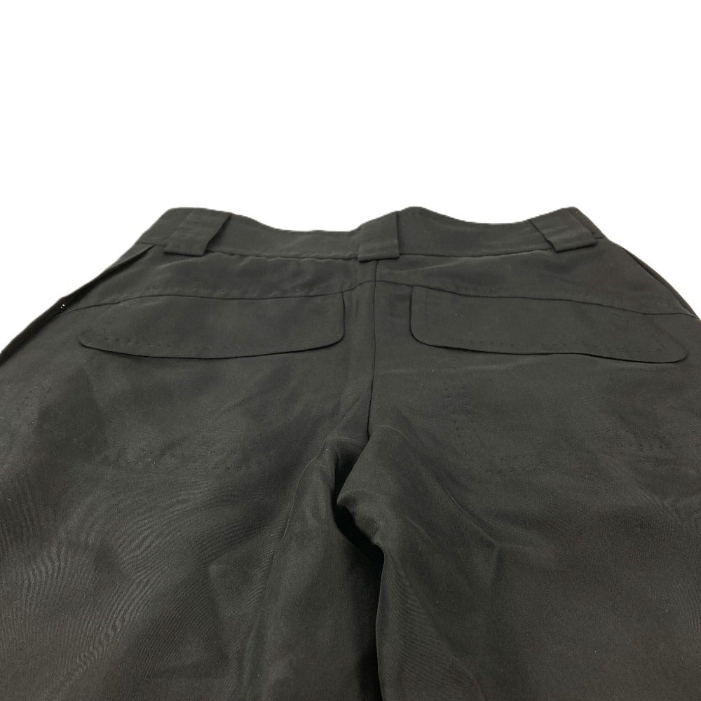 LOUIS VUITTON Logo Hardware Half Pants Bottoms Apparel Pants Silk Ladies Black