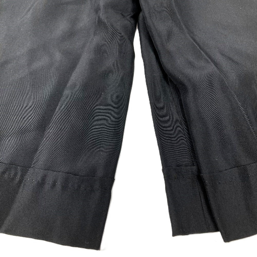 LOUIS VUITTON Logo Hardware Half Pants Bottoms Apparel Pants Silk Ladies Black