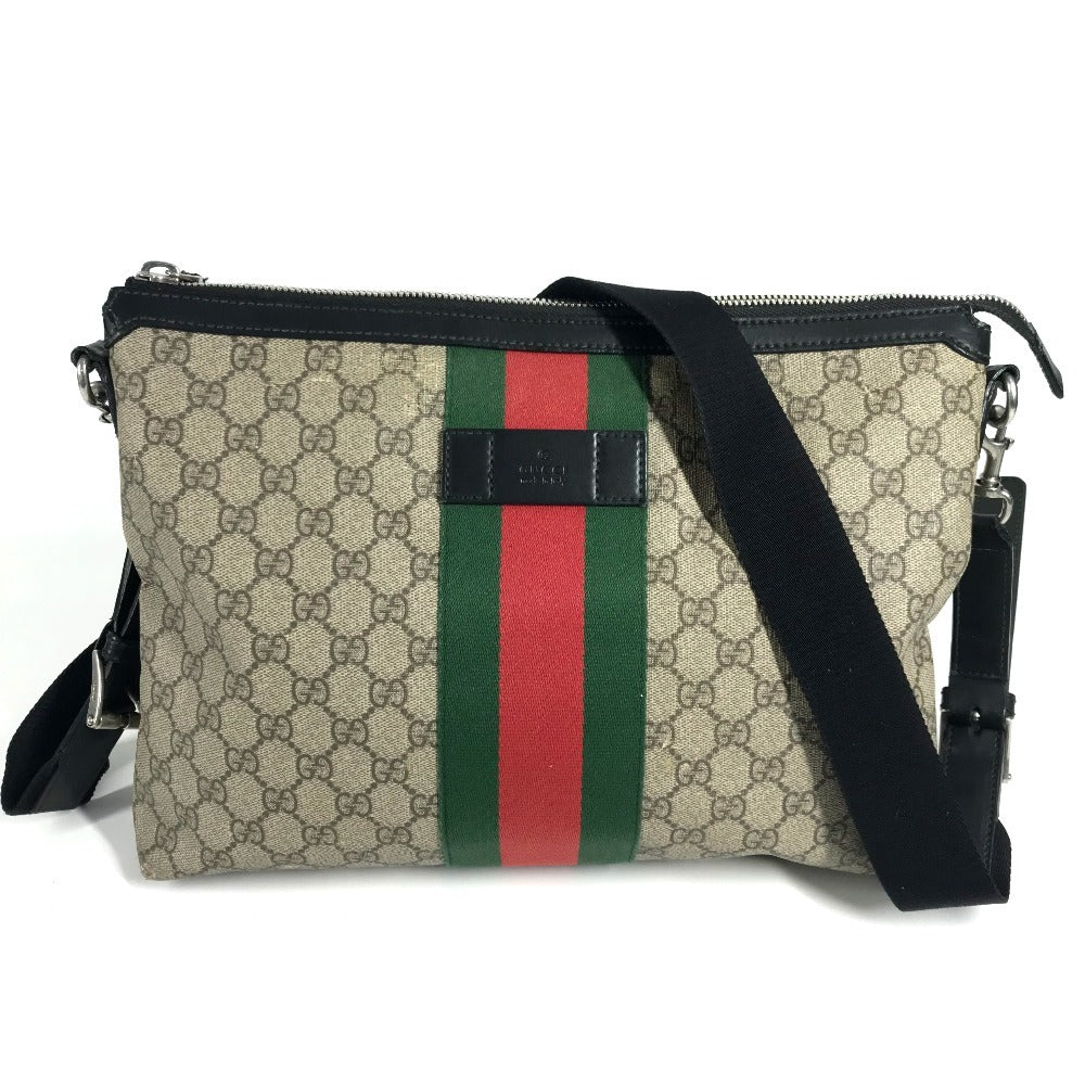 GUCCI 523335 シェリーライン GGスプリーム ミディアム 斜め掛け カバン ショルダーバッグ GGスプリームキャンバス ユニセックス ベージュ