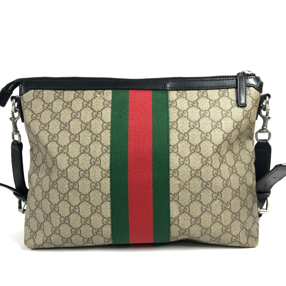 GUCCI 523335 シェリーライン GGスプリーム ミディアム 斜め掛け カバン ショルダーバッグ GGスプリームキャンバス ユニセックス ベージュ