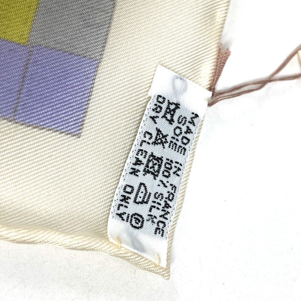 HERMES BOLDUC AU CARRE Bolduc Ribbon Carre 90 Carre 90 Scarf Silk Unisex Multicolor