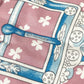 HERMES BOUCLES ET GALONS DU TSAR Tsar's Buckles and Braids Carre 90 Carre 90 Carre Wash Scarf Silk Unisex Pink