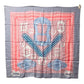 HERMES BOUCLES ET GALONS DU TSAR Tsar's Buckles and Braids Carre 90 Carre 90 Carre Wash Scarf Silk Unisex Pink