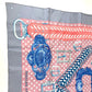 HERMES BOUCLES ET GALONS DU TSAR Tsar's Buckles and Braids Carre 90 Carre 90 Carre Wash Scarf Silk Unisex Pink