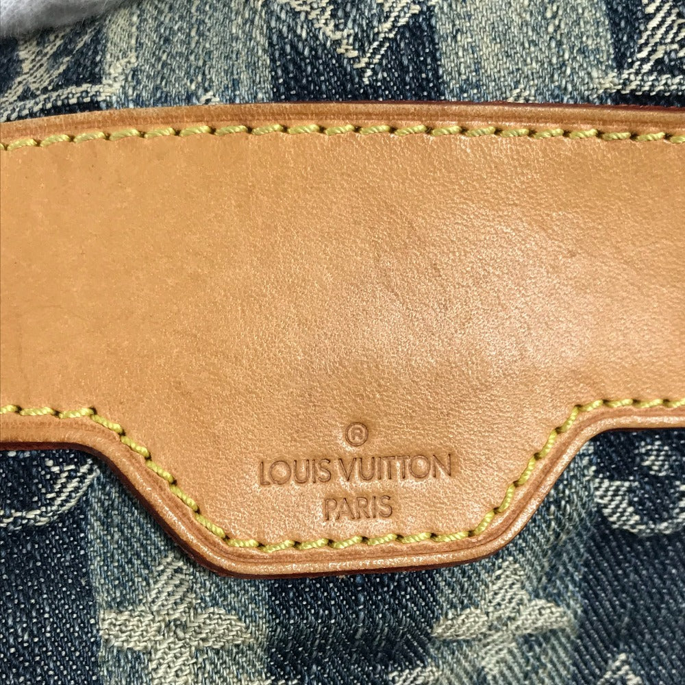 LOUIS VUITTON M95334 Monogram Denim Porte Épaule Rayures MM Shoulder Bag Monogram Denim Canvas Unisex Blue