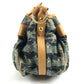 LOUIS VUITTON M95334 Monogram Denim Porte Épaule Rayures MM Shoulder Bag Monogram Denim Canvas Unisex Blue
