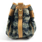 LOUIS VUITTON M95334 Monogram Denim Porte Épaule Rayures MM Shoulder Bag Monogram Denim Canvas Unisex Blue