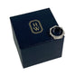 HARRY WINSTON 1P ダイヤ ダイヤモンド HW ロゴ バンド リング アクセサリー ジュエリー 金 K18 18K リング・指輪 Au750 レディース シルバー