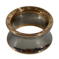 BVLGARI Anish Kapoor B.zero1 Jewelry Ring Au750 Men's Silver