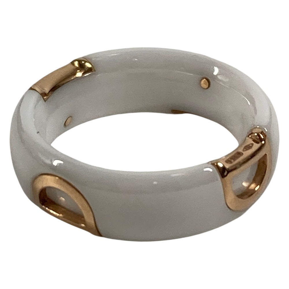 Damiani 20087249 1PD D.ICON D.Icon Ring Diamond Accessory Jewelry Ring Ceramic Men's White