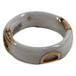 Damiani 20087249 1PD D.ICON D.Icon Ring Diamond Accessory Jewelry Ring Ceramic Men's White