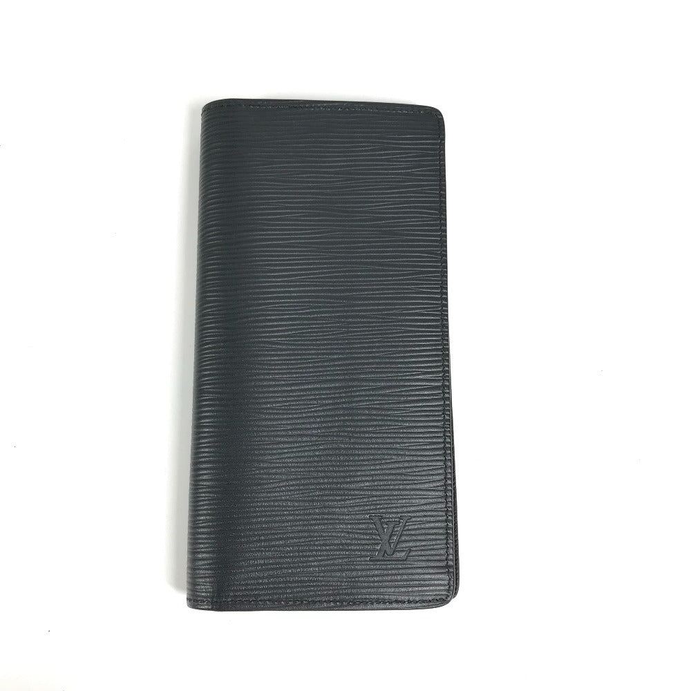 LOUIS VUITTON M60622 Epi Portefeuille Brazza Bi-fold Long Wallet Epi Leather Unisex Noir Black