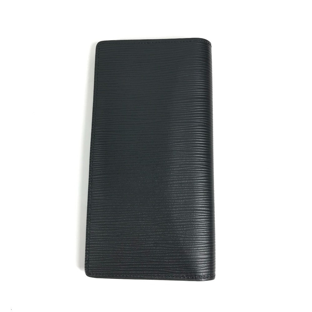 LOUIS VUITTON M60622 Epi Portefeuille Brazza Bi-fold Long Wallet Epi Leather Unisex Noir Black