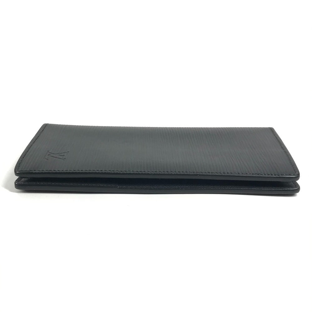 LOUIS VUITTON M60622 Epi Portefeuille Brazza Bi-fold Long Wallet Epi Leather Unisex Noir Black