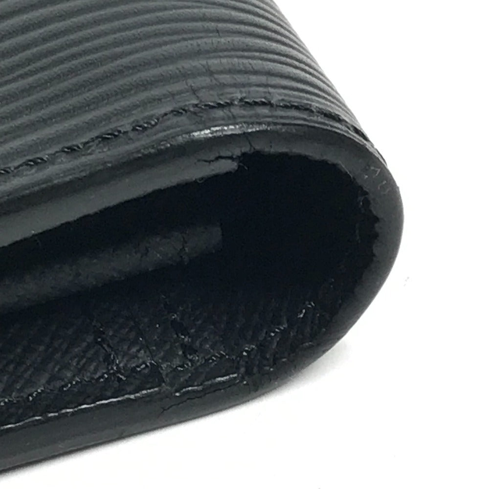 LOUIS VUITTON M60622 Epi Portefeuille Brazza Bi-fold Long Wallet Epi Leather Unisex Noir Black