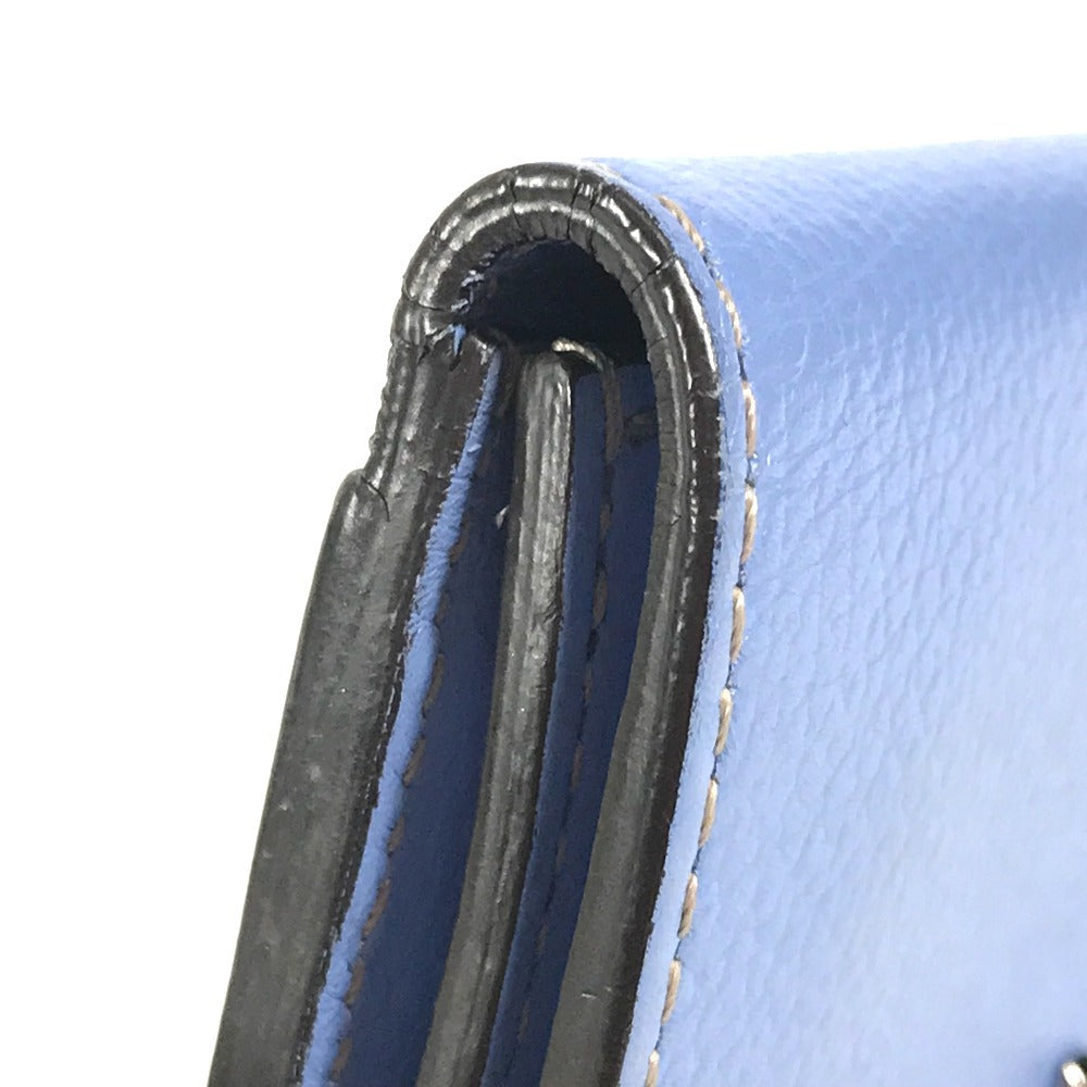 CARTIER Wallet, Coin Purse, Card Holder, Business Card Holder, Pass Case, Coin Case, Leather, Unisex, Blue